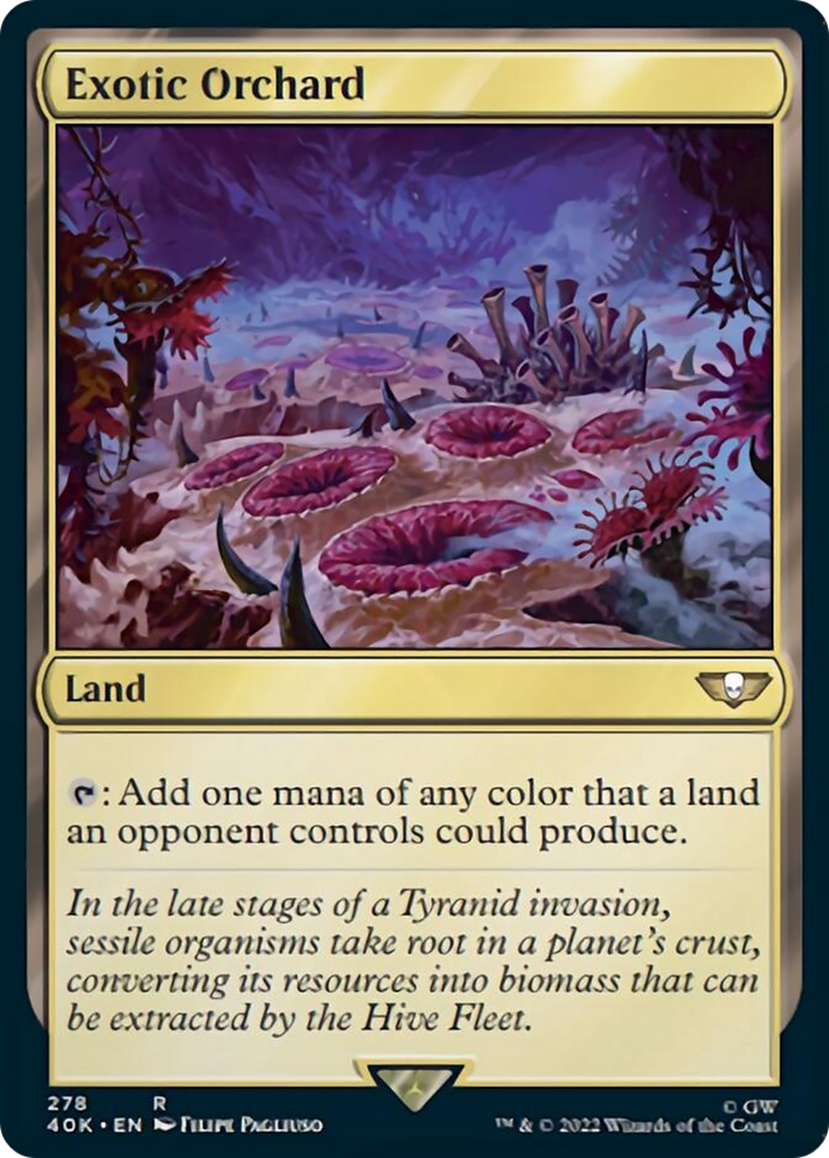 Exotic Orchard (Surge Foil) [Warhammer 40,000] | Dragon's Lair Comics and Fantasy Houston TX