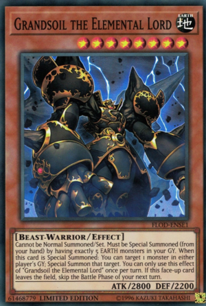 Grandsoil the Elemental Lord [FLOD-ENSE1] Super Rare | Dragon's Lair Comics and Fantasy Houston TX