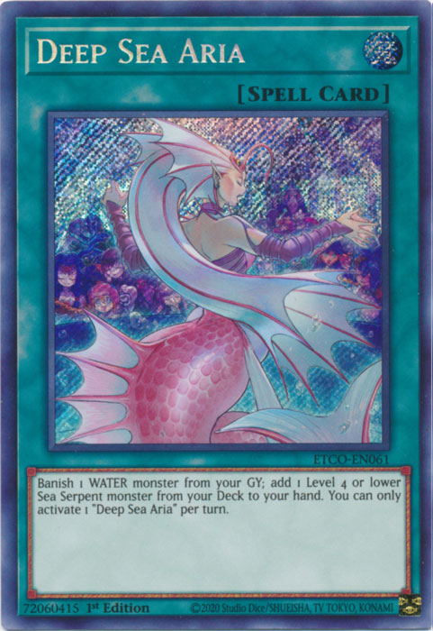 Deep Sea Aria [ETCO-EN061] Secret Rare | Dragon's Lair Comics and Fantasy Houston TX