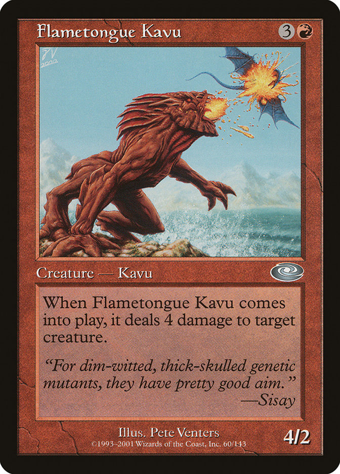 Flametongue Kavu [Planeshift] | Dragon's Lair Comics and Fantasy Houston TX