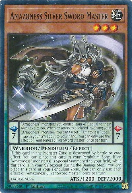 Amazoness Silver Sword Master [DABL-EN094] Common | Dragon's Lair Comics and Fantasy Houston TX