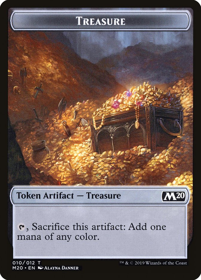 Treasure Token [Core Set 2020 Tokens] | Dragon's Lair Comics and Fantasy Houston TX
