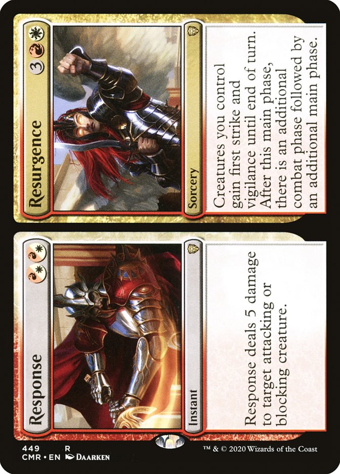 Response // Resurgence [Commander Legends] | Dragon's Lair Comics and Fantasy Houston TX