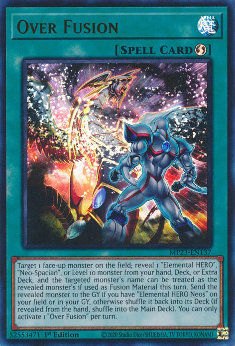 Over Fusion [MP23-EN137] Ultra Rare | Dragon's Lair Comics and Fantasy Houston TX