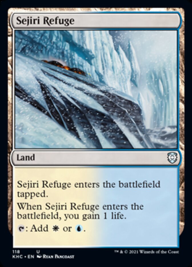 Sejiri Refuge [Kaldheim Commander] | Dragon's Lair Comics and Fantasy Houston TX