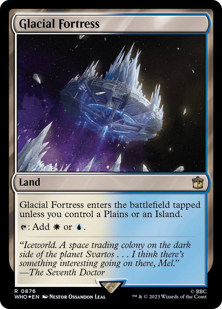 Glacial Fortress (Surge Foil) [Doctor Who] | Dragon's Lair Comics and Fantasy Houston TX