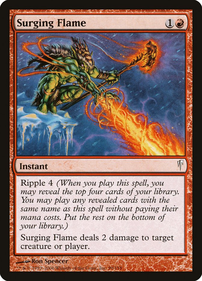 Surging Flame [Coldsnap] | Dragon's Lair Comics and Fantasy Houston TX