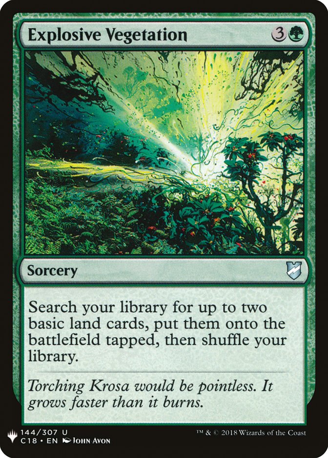 Explosive Vegetation [Mystery Booster] | Dragon's Lair Comics and Fantasy Houston TX
