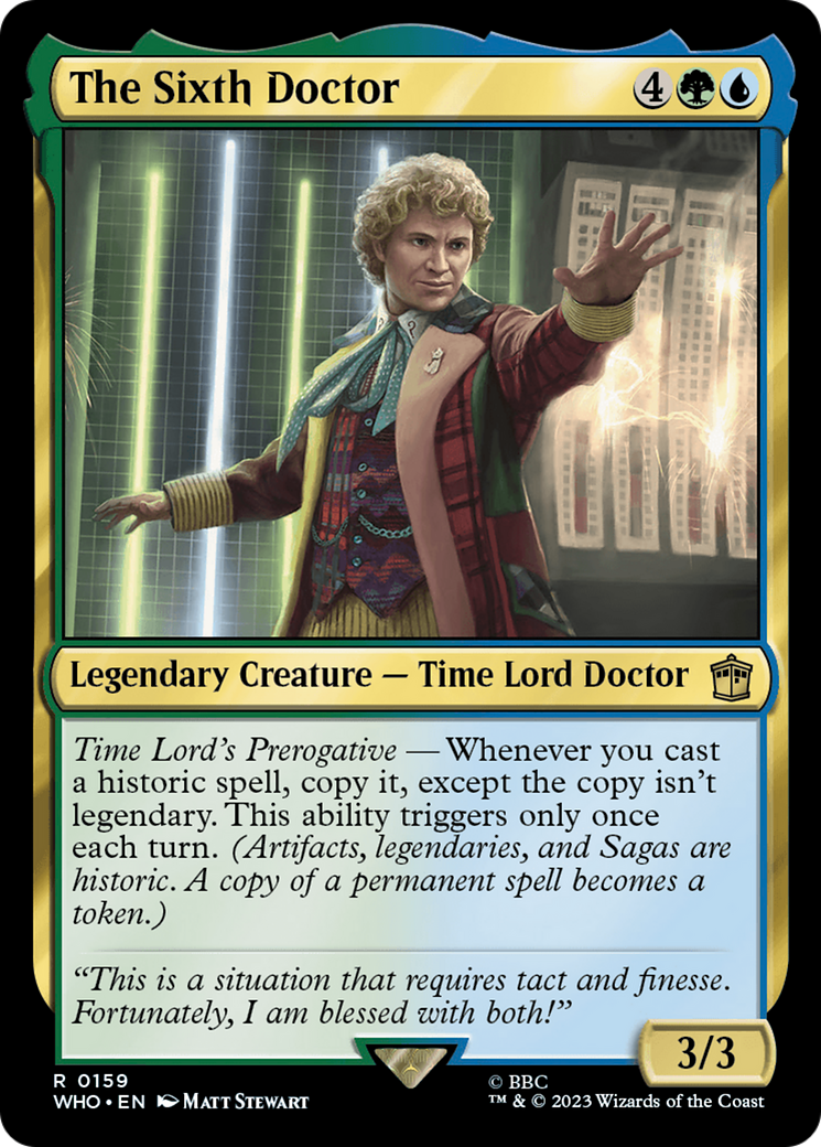 The Sixth Doctor [Doctor Who] | Dragon's Lair Comics and Fantasy Houston TX