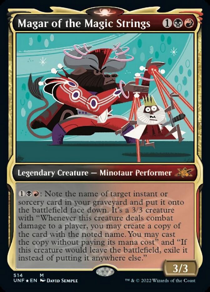 Magar of the Magic Strings (Showcase) (Galaxy Foil) [Unfinity] | Dragon's Lair Comics and Fantasy Houston TX