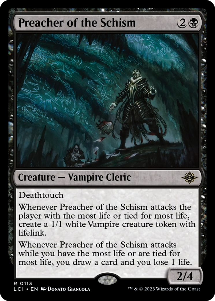 Preacher of the Schism (Extended Art) [The Lost Caverns of Ixalan] | Dragon's Lair Comics and Fantasy Houston TX