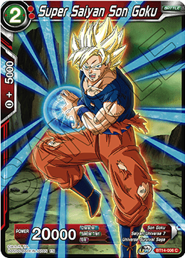 Super Saiyan Son Goku (BT14-006) (BT14-006) [Cross Spirits] | Dragon's Lair Comics and Fantasy Houston TX
