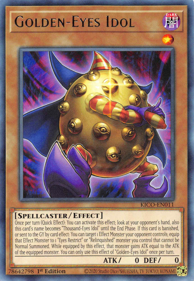 Golden-Eyes Idol (Rare) [KICO-EN011] Rare | Dragon's Lair Comics and Fantasy Houston TX