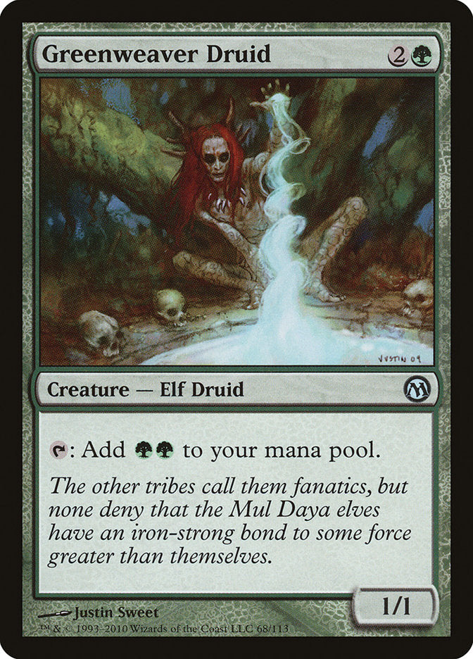 Greenweaver Druid [Duels of the Planeswalkers] | Dragon's Lair Comics and Fantasy Houston TX