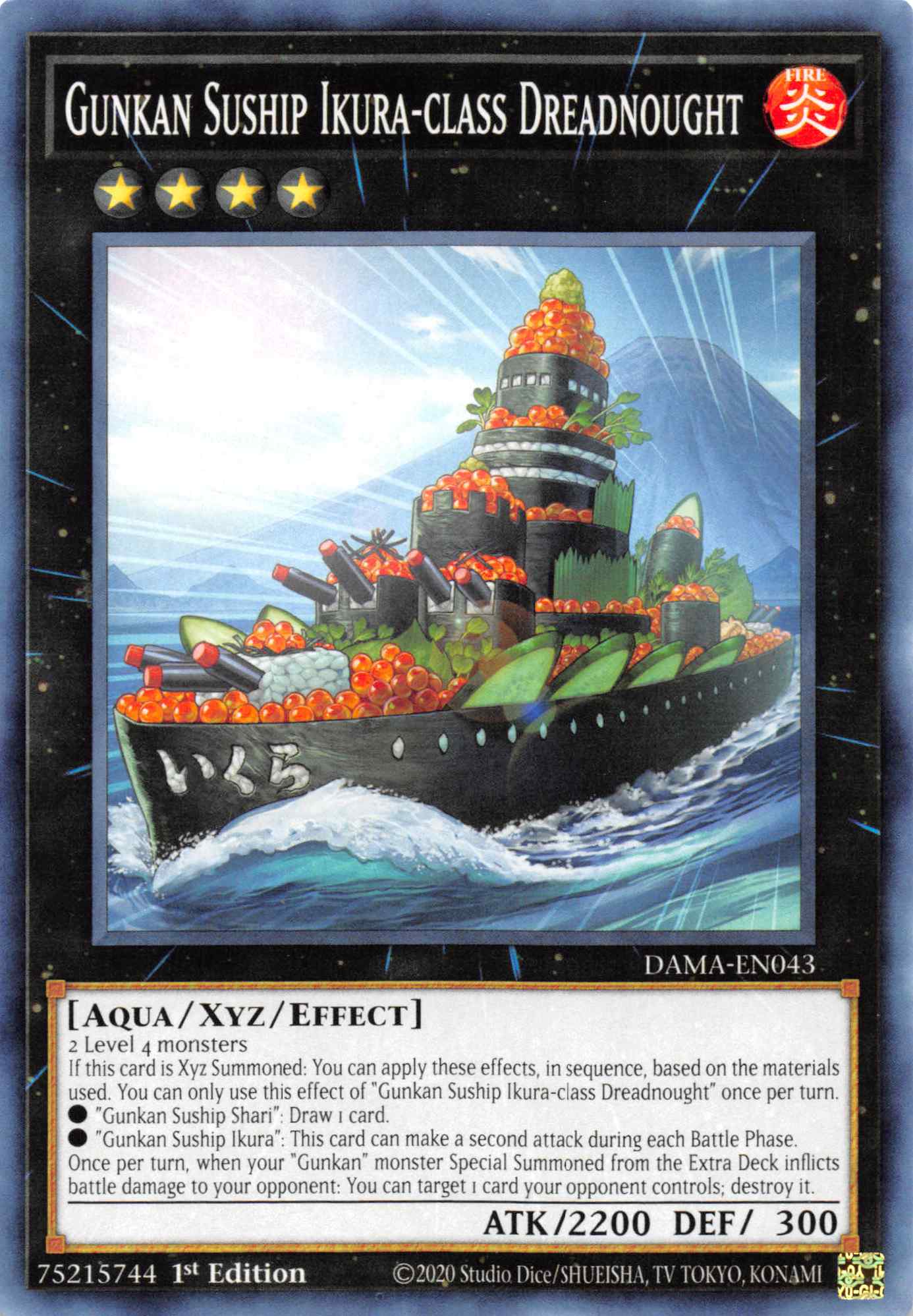 Gunkan Suship Ikura-class Dreadnought [DAMA-EN043] Common | Dragon's Lair Comics and Fantasy Houston TX