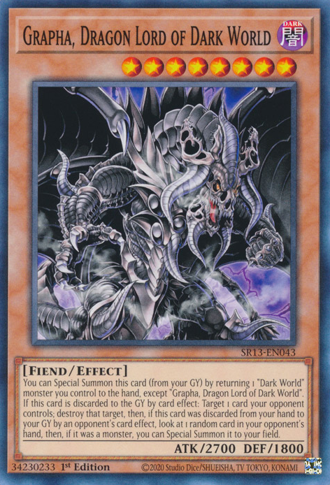 Grapha, Dragon Lord of Dark World [SR13-EN043] Common | Dragon's Lair Comics and Fantasy Houston TX
