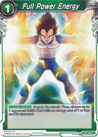 Full Power Energy (BT1-080) [Galactic Battle] | Dragon's Lair Comics and Fantasy Houston TX