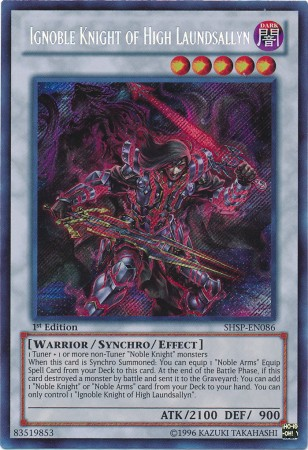 Ignoble Knight of High Laundsallyn [SHSP-EN086] Secret Rare | Dragon's Lair Comics and Fantasy Houston TX
