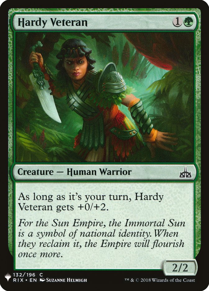 Hardy Veteran [Mystery Booster] | Dragon's Lair Comics and Fantasy Houston TX