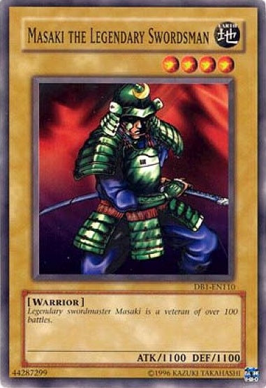 Masaki the Legendary Swordsman [DB1-EN110] Common | Dragon's Lair Comics and Fantasy Houston TX