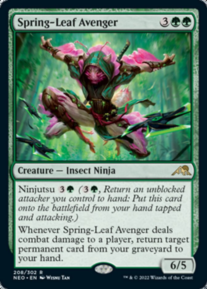 Spring-Leaf Avenger [Kamigawa: Neon Dynasty] | Dragon's Lair Comics and Fantasy Houston TX