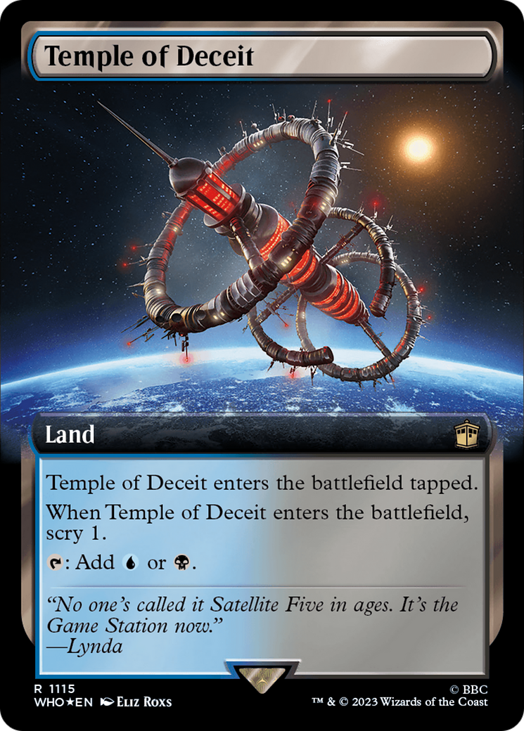 Temple of Deceit (Extended Art) (Surge Foil) [Doctor Who] | Dragon's Lair Comics and Fantasy Houston TX