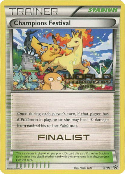 Champions Festival (XY91) (2015 Finalist) [XY: Black Star Promos] | Dragon's Lair Comics and Fantasy Houston TX