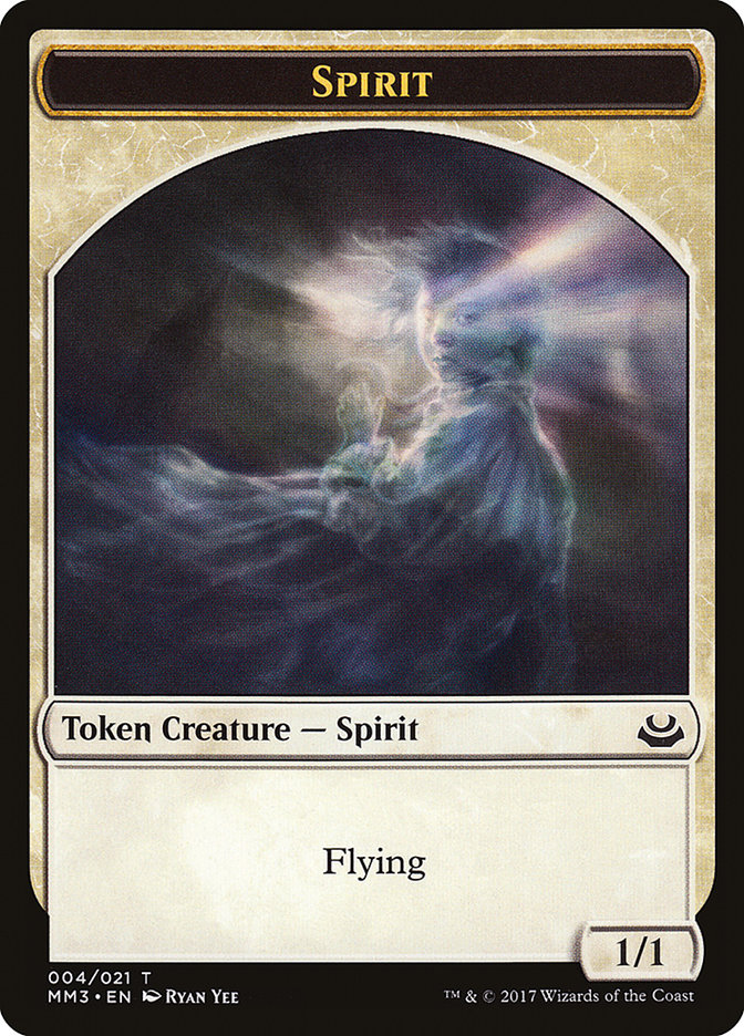 Spirit Token [Modern Masters 2017 Tokens] | Dragon's Lair Comics and Fantasy Houston TX