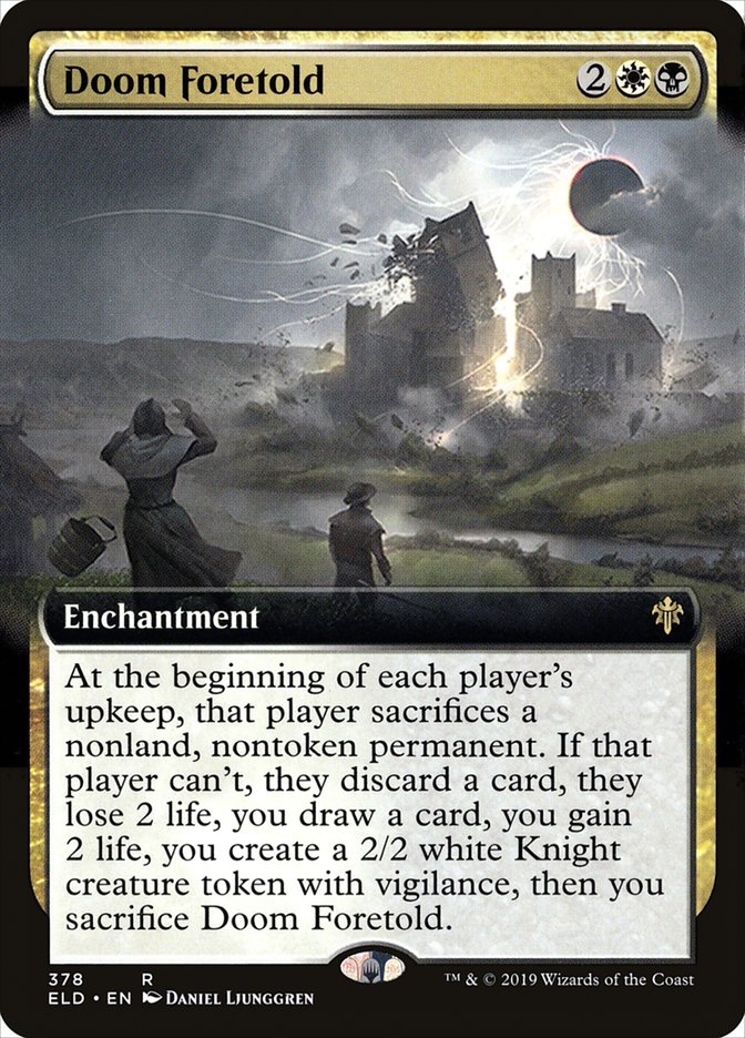 Doom Foretold (Extended Art) [Throne of Eldraine] | Dragon's Lair Comics and Fantasy Houston TX
