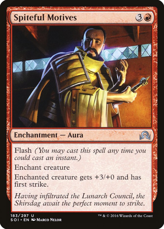 Spiteful Motives [Shadows over Innistrad] | Dragon's Lair Comics and Fantasy Houston TX