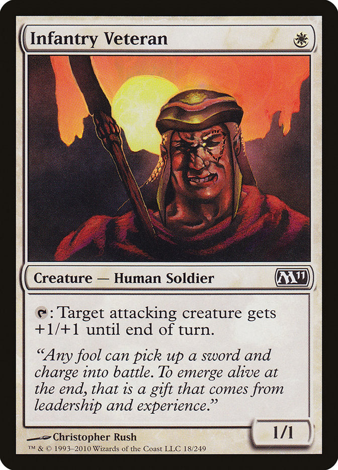 Infantry Veteran [Magic 2011] | Dragon's Lair Comics and Fantasy Houston TX