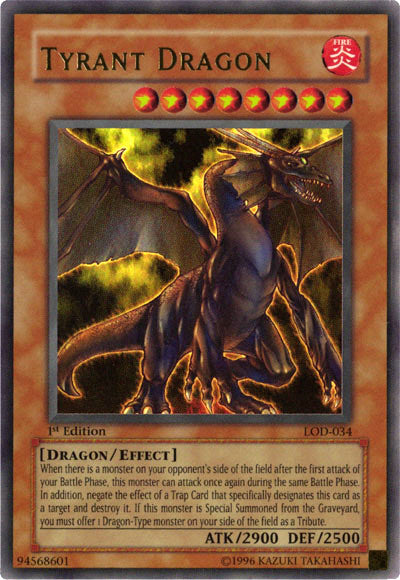 Tyrant Dragon [LOD-034] Ultra Rare | Dragon's Lair Comics and Fantasy Houston TX