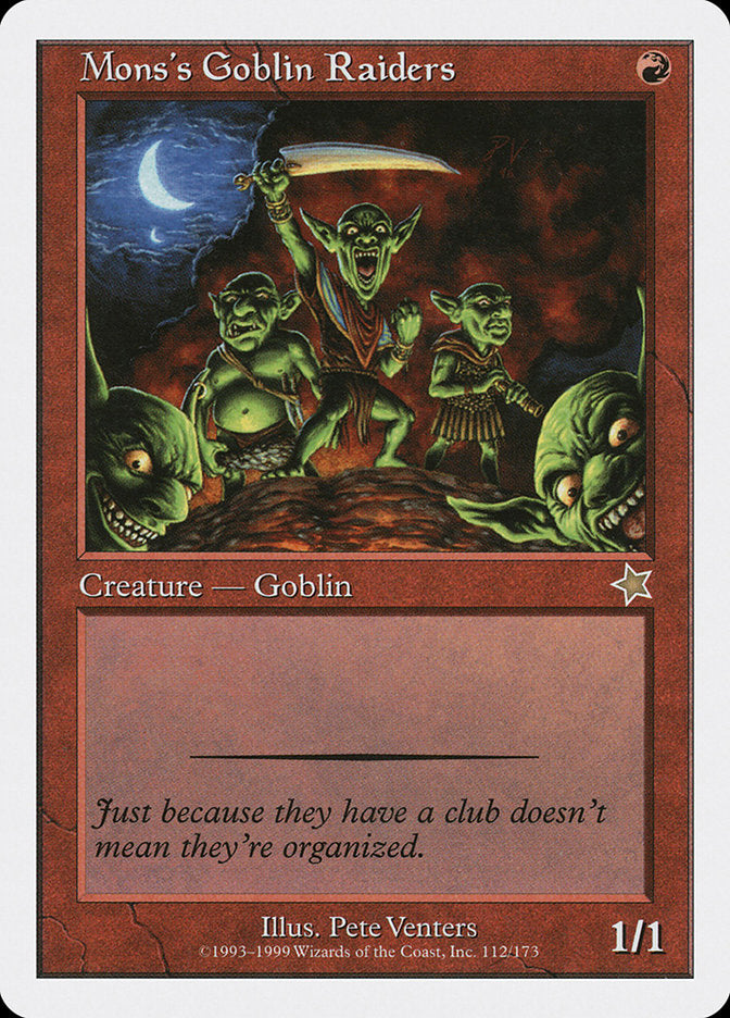 Mons's Goblin Raiders [Starter 1999] | Dragon's Lair Comics and Fantasy Houston TX