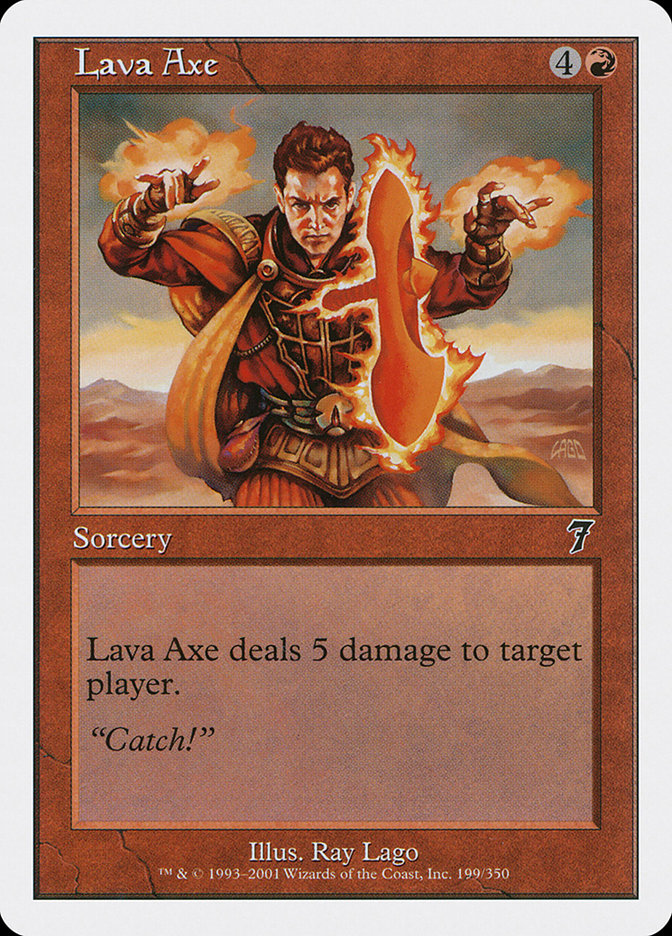 Lava Axe [Seventh Edition] | Dragon's Lair Comics and Fantasy Houston TX