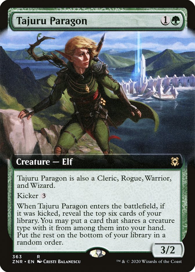 Tajuru Paragon (Extended Art) [Zendikar Rising] | Dragon's Lair Comics and Fantasy Houston TX