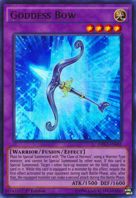 Goddess Bow [DRL3-EN065] Ultra Rare | Dragon's Lair Comics and Fantasy Houston TX