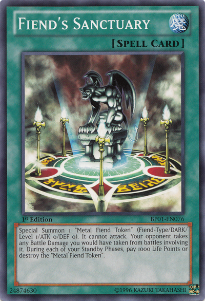 Fiend's Sanctuary [BP01-EN076] Common | Dragon's Lair Comics and Fantasy Houston TX