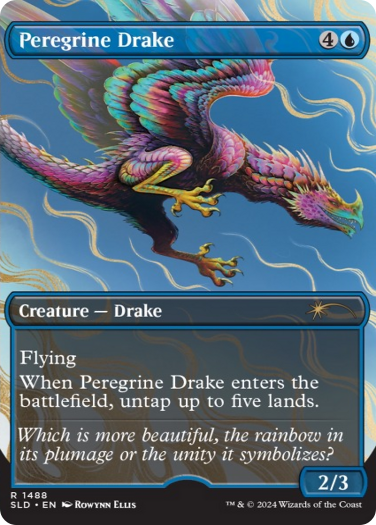 Peregrine Drake (Rainbow Foil) [Secret Lair Drop Series] | Dragon's Lair Comics and Fantasy Houston TX