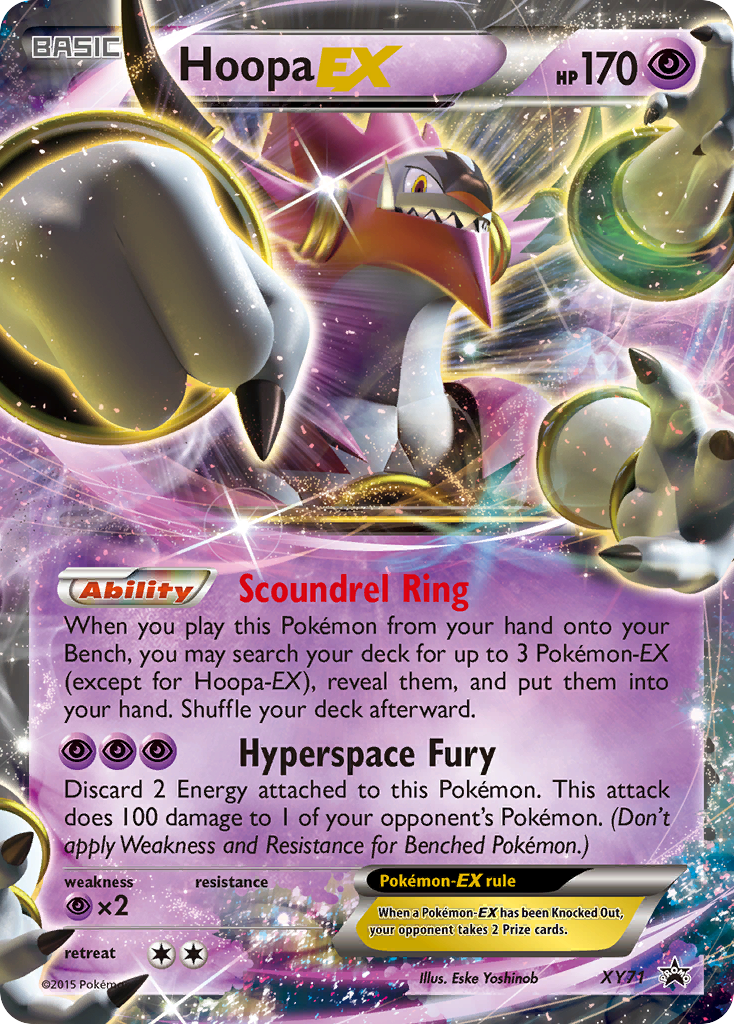 Hoopa EX (XY71) [XY: Black Star Promos] | Dragon's Lair Comics and Fantasy Houston TX