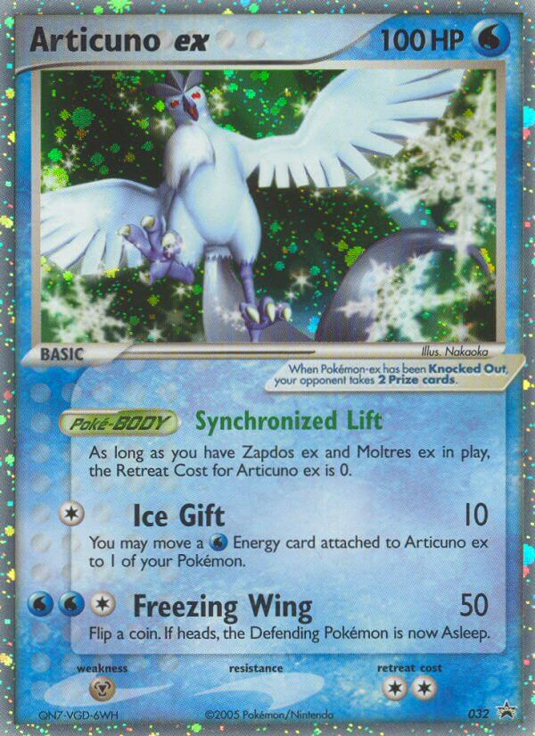 Articuno ex (032) [Nintendo: Black Star Promos] | Dragon's Lair Comics and Fantasy Houston TX