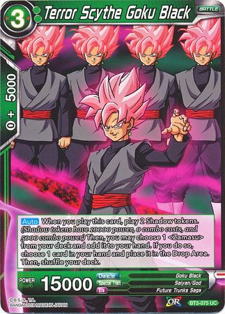 Terror Scythe Goku Black (BT3-075) [Cross Worlds] | Dragon's Lair Comics and Fantasy Houston TX