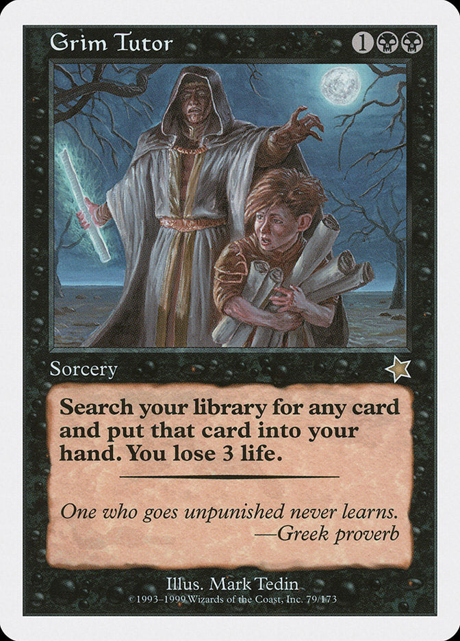 Grim Tutor [Starter 1999] | Dragon's Lair Comics and Fantasy Houston TX