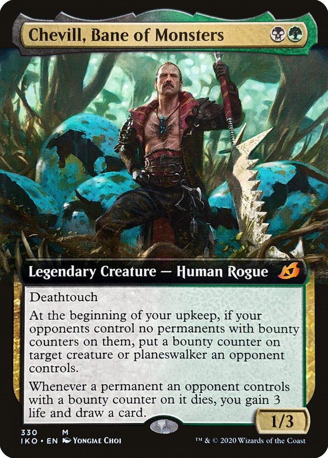 Chevill, Bane of Monsters (Extended Art) [Ikoria: Lair of Behemoths] | Dragon's Lair Comics and Fantasy Houston TX