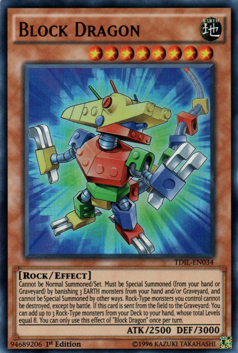Block Dragon [TDIL-EN034] Ultra Rare | Dragon's Lair Comics and Fantasy Houston TX