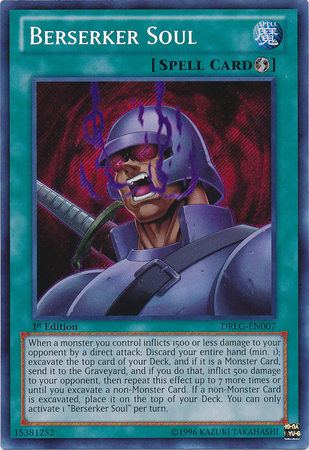 Berserker Soul [DRLG-EN007] Secret Rare | Dragon's Lair Comics and Fantasy Houston TX