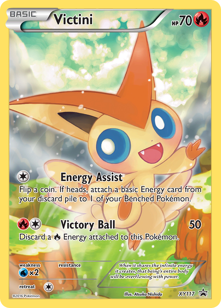 Victini (XY117) [XY: Black Star Promos] | Dragon's Lair Comics and Fantasy Houston TX