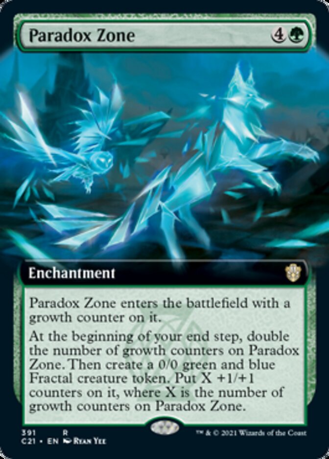 Paradox Zone (Extended Art) [Commander 2021] | Dragon's Lair Comics and Fantasy Houston TX