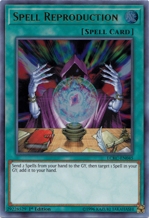 Spell Reproduction [LCKC-EN045] Ultra Rare | Dragon's Lair Comics and Fantasy Houston TX