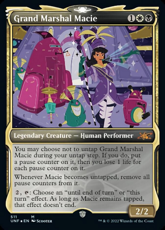 Grand Marshal Macie (Showcase) (Galaxy Foil) [Unfinity] | Dragon's Lair Comics and Fantasy Houston TX