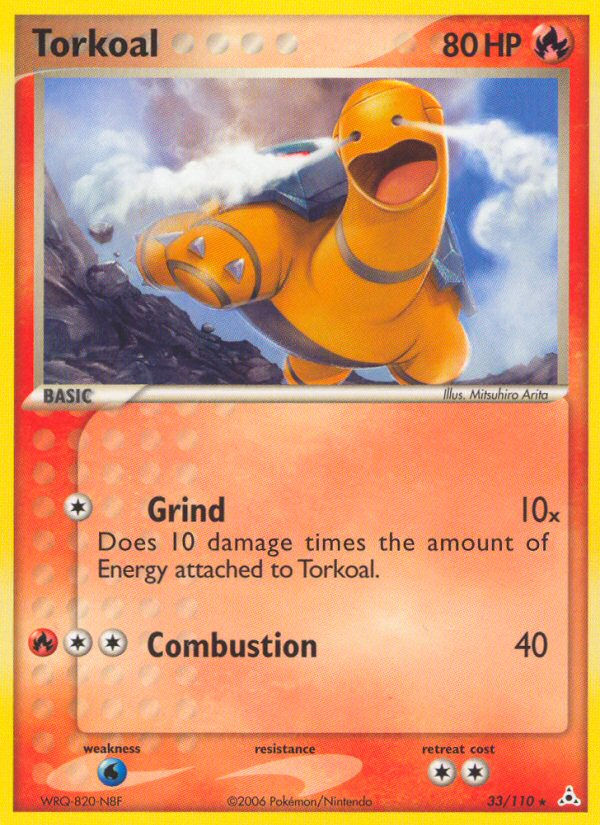Torkoal (33/110) [EX: Holon Phantoms] | Dragon's Lair Comics and Fantasy Houston TX